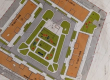 Lökbatan, Qobu Park yaşayış kompleksi ilə üzbəüz